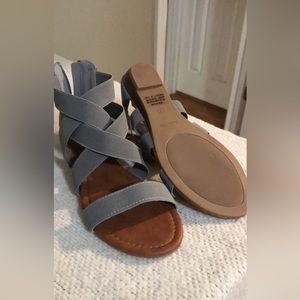 Grey Ankle High Strap Sandals - Gladiator - NWOT